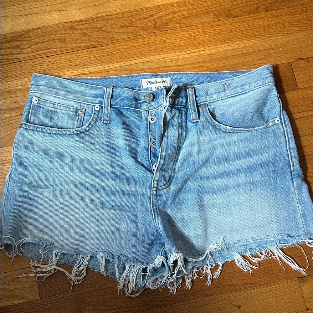Madewell Light Wash Jean Shorts